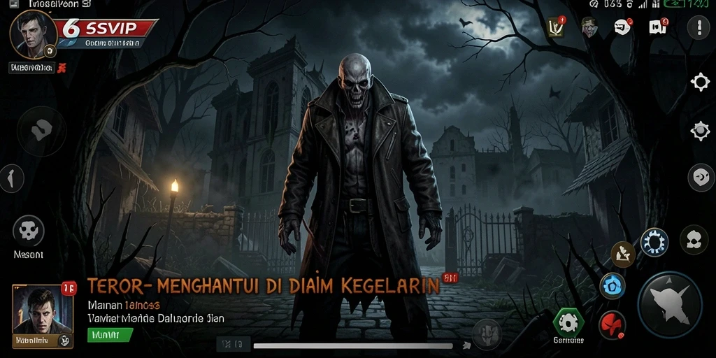 Tangkapan layar utama 6SVIP menunjukkan momen ketegangan dalam gameplay Horror.
