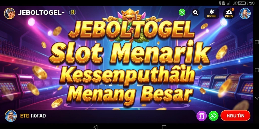 Tampilan menarik gameplay JEBOLTOGEL untuk penggemar slot.