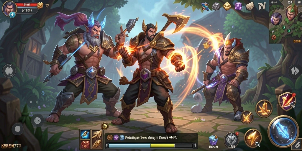 Gameplay seru dengan pertarungan epik di dunia ARPG