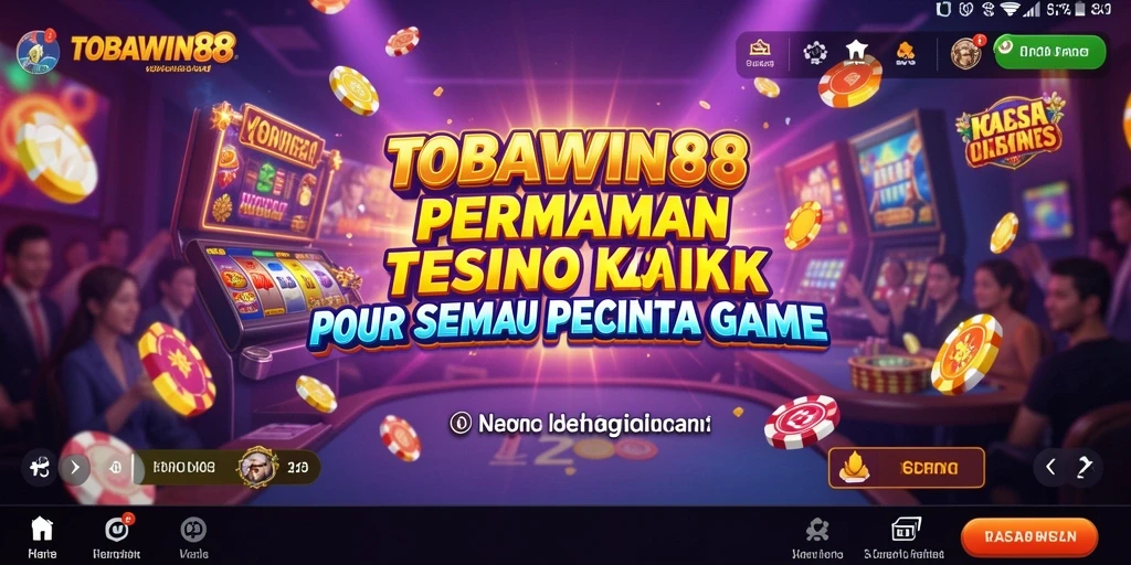 Tampilan gameplay yang menarik dan mendebarkan dari TOBAWIN88.